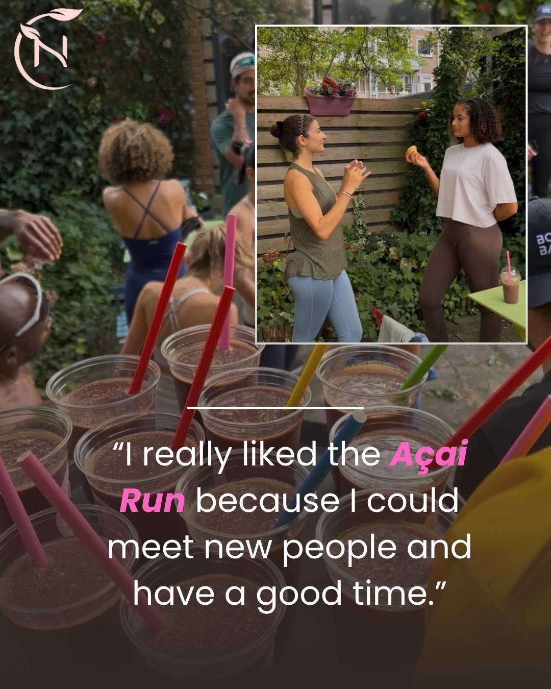 Açaí Run community moment