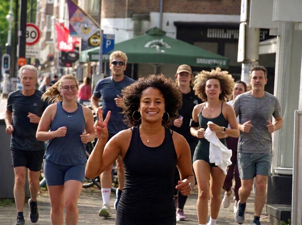 Açaí Run community moment